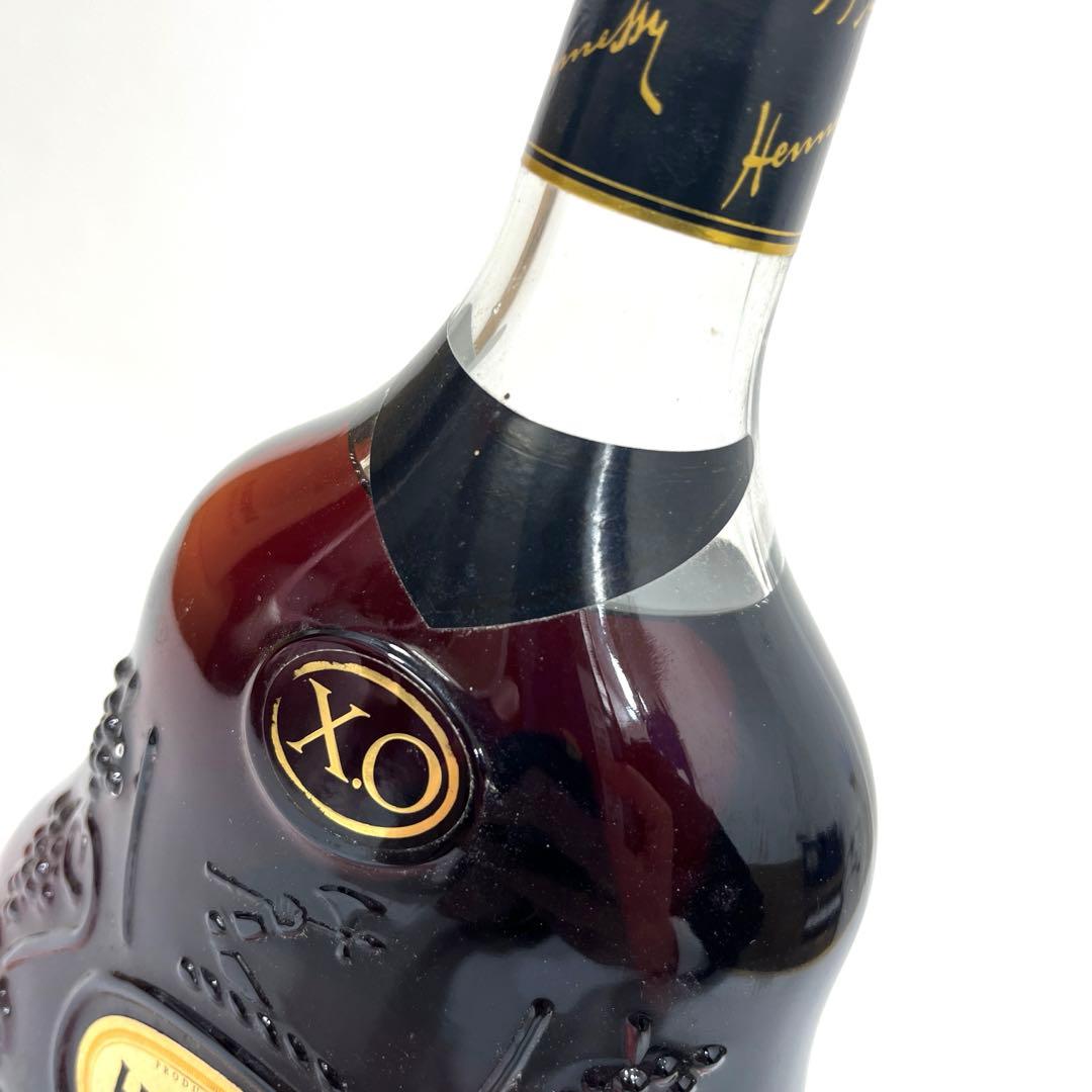 【未開栓】ヘネシー X.O コニャック ブランデー 金キャップ　クリアボトル