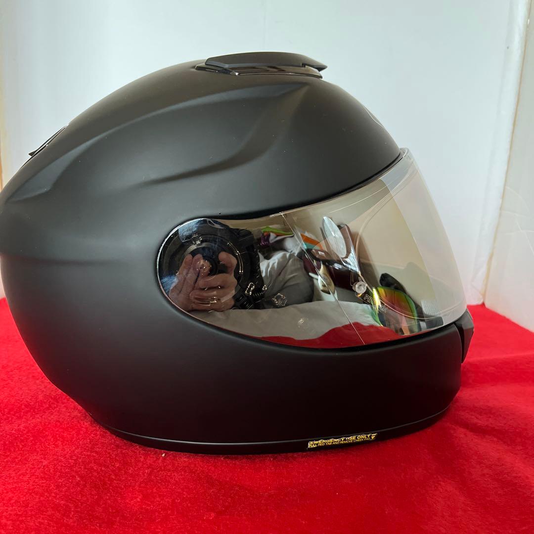 shoei gt-air マッドブラック 2種シールドとピンロック付き