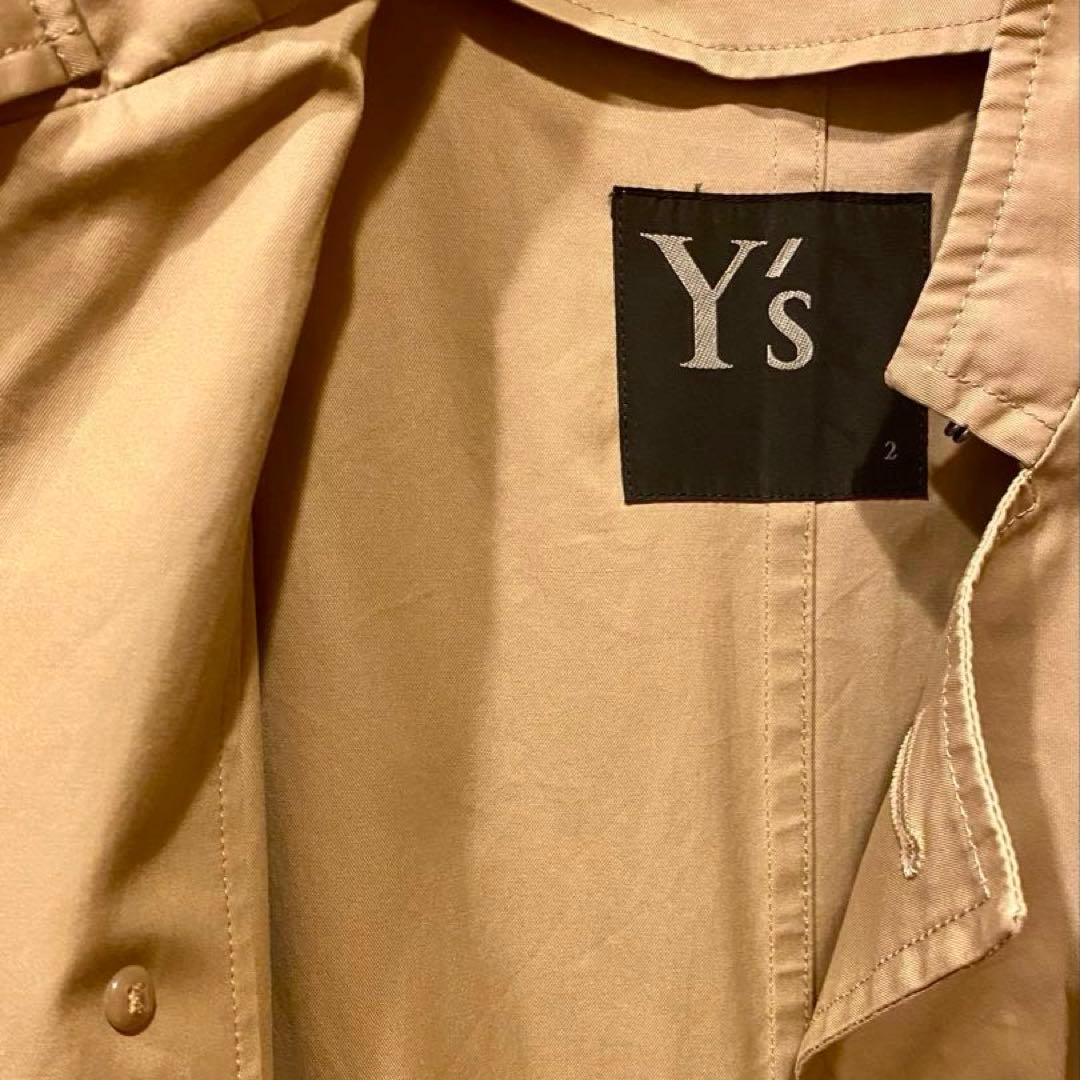 Y’s ダブルブレスト トレンチコート