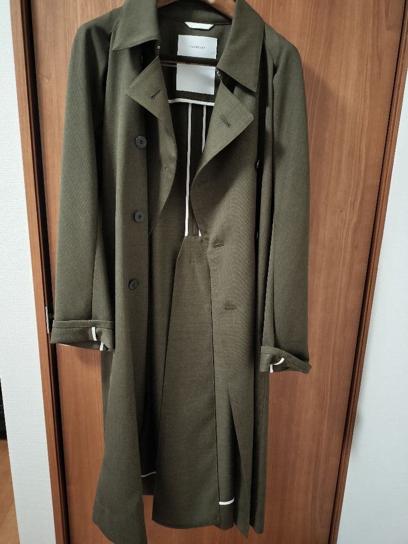 overcoat ウールトレンチコート