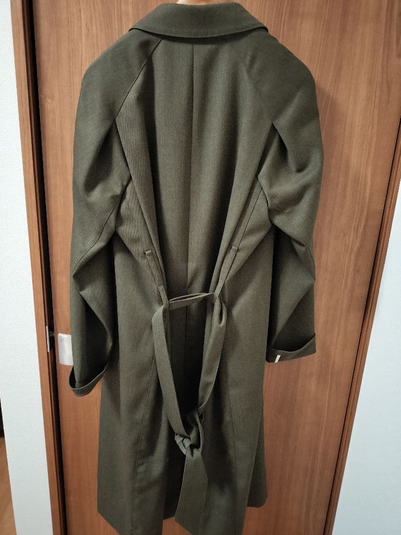 overcoat ウールトレンチコート