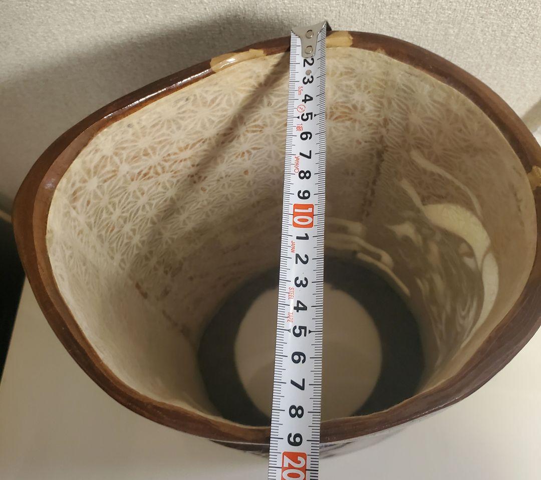 縁起物　希少蔵出し　風神　雷神　木製手彫り　彫刻入り置物 ライト付き