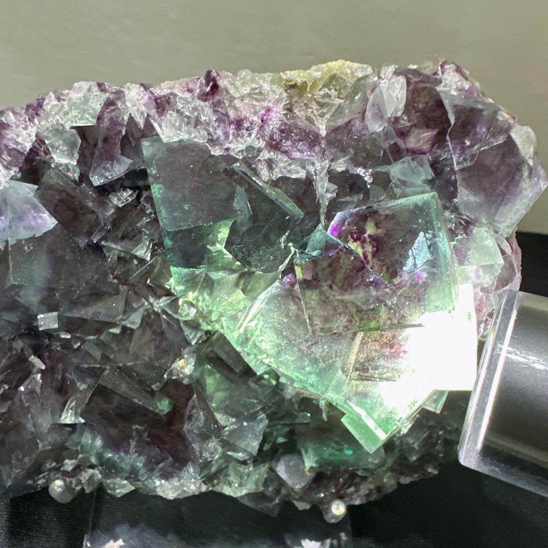 天然石フローライト原石標本F.42