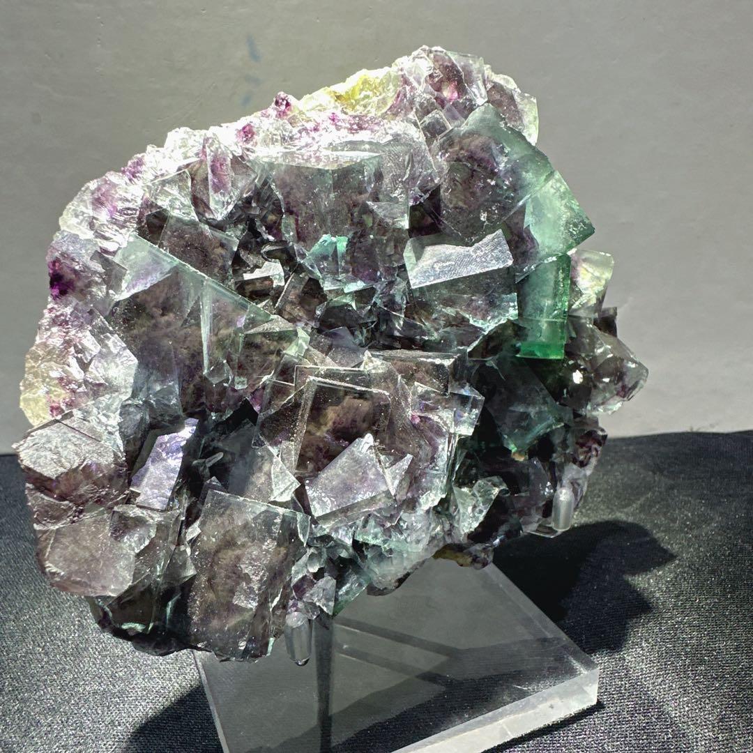 天然石フローライト原石標本F.42