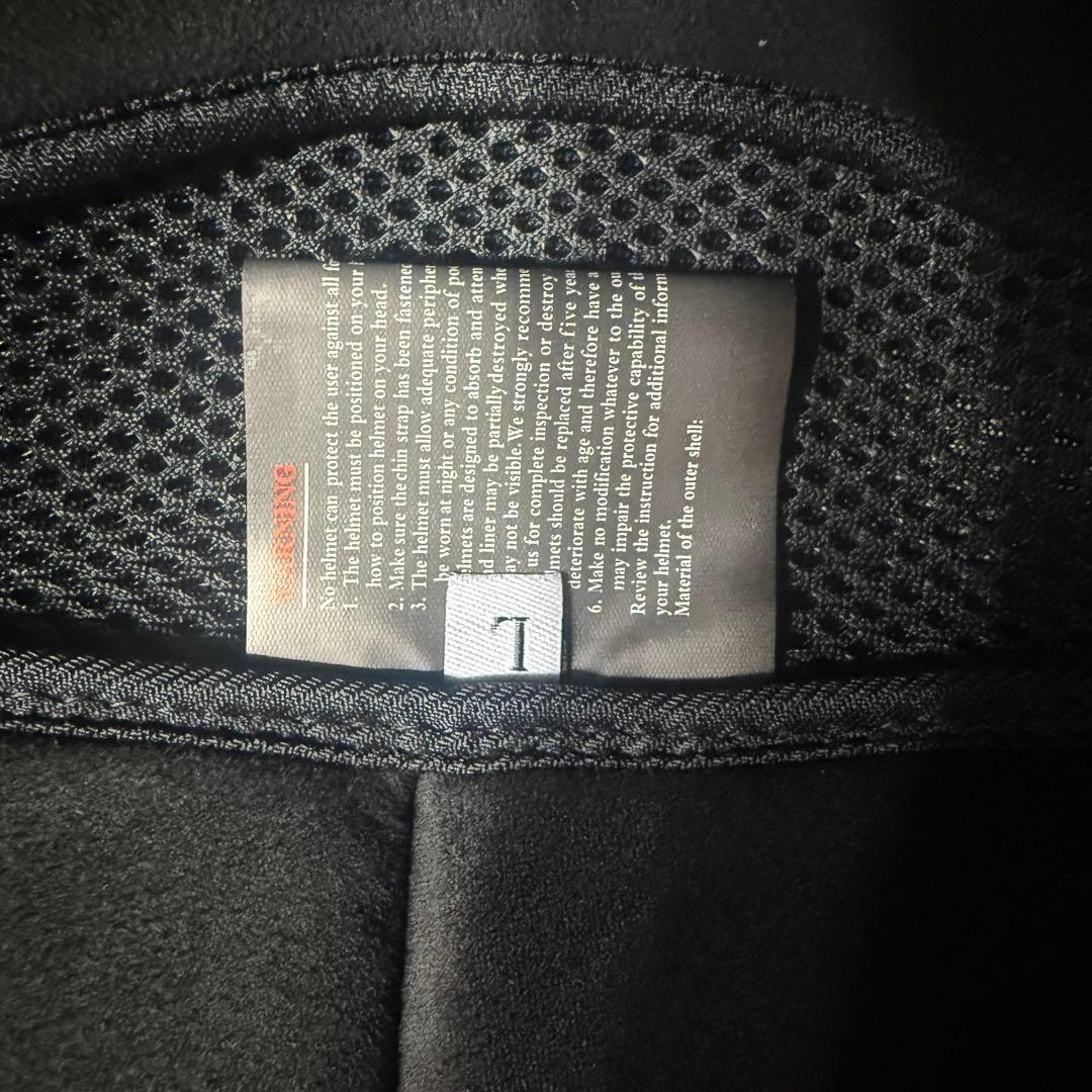 極小帽体　500-TX ジェットヘルメット 【装飾品】 ブラック　Lサイズ