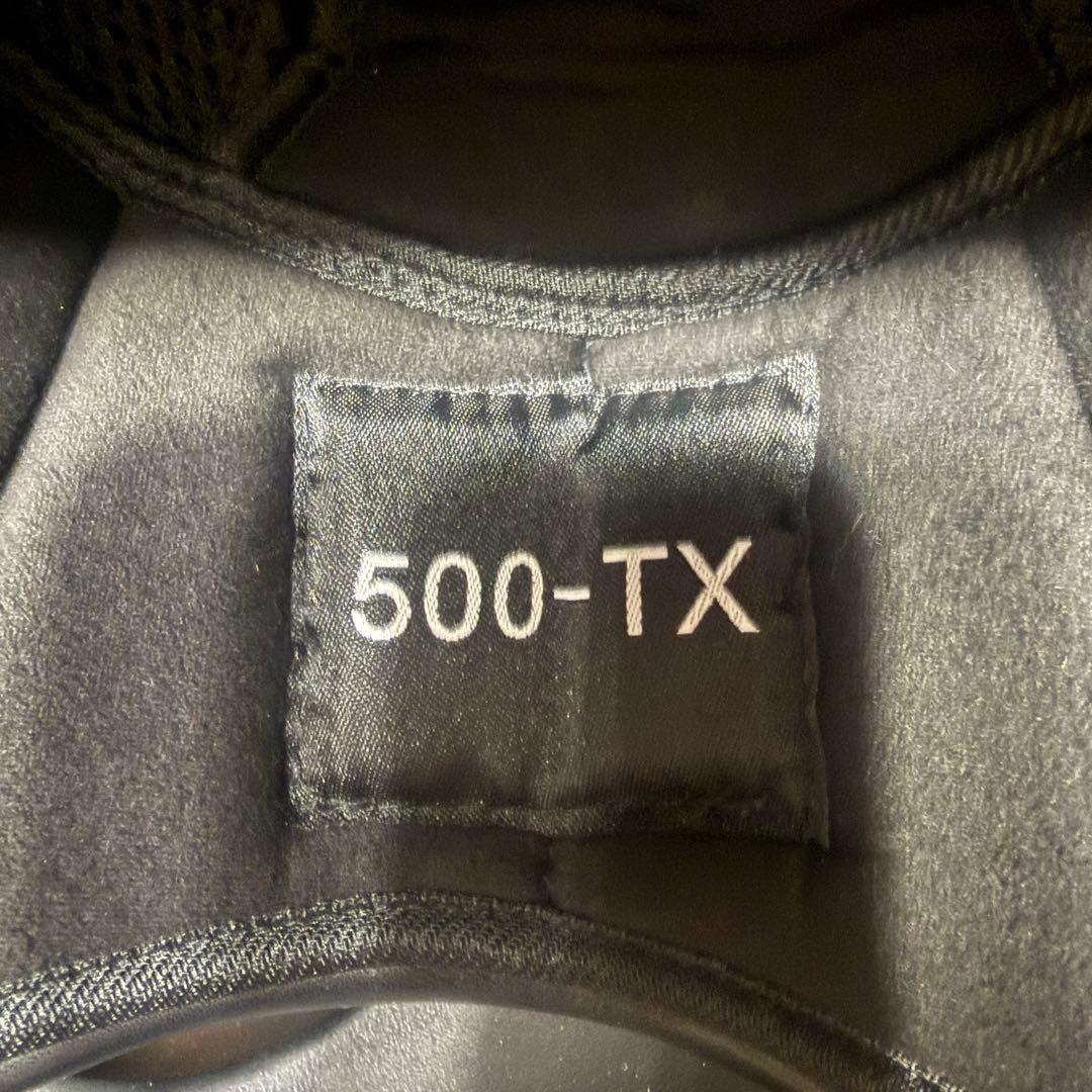 極小帽体　500-TX ジェットヘルメット 【装飾品】 ブラック　Lサイズ