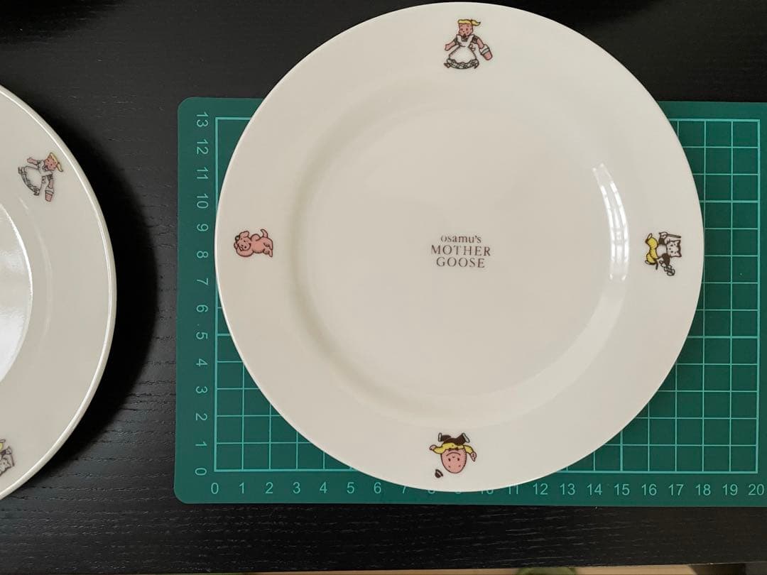 オサムグッズ　ダスティミラー 当時物　マザーグース プレート4枚