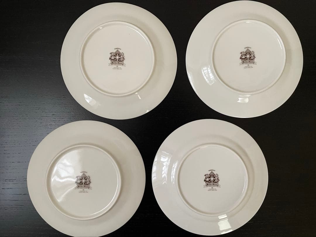 オサムグッズ　ダスティミラー 当時物　マザーグース プレート4枚