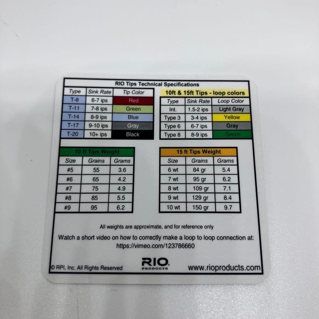 RIO Scandi VersiTip フライライン ラインセット