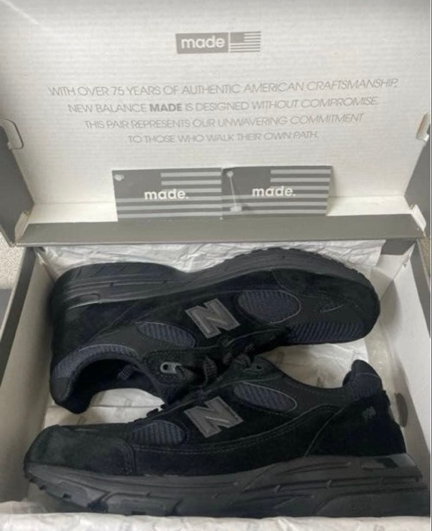 Newbalance 993 TB ブラック アメリカ製 ニューバランス 993