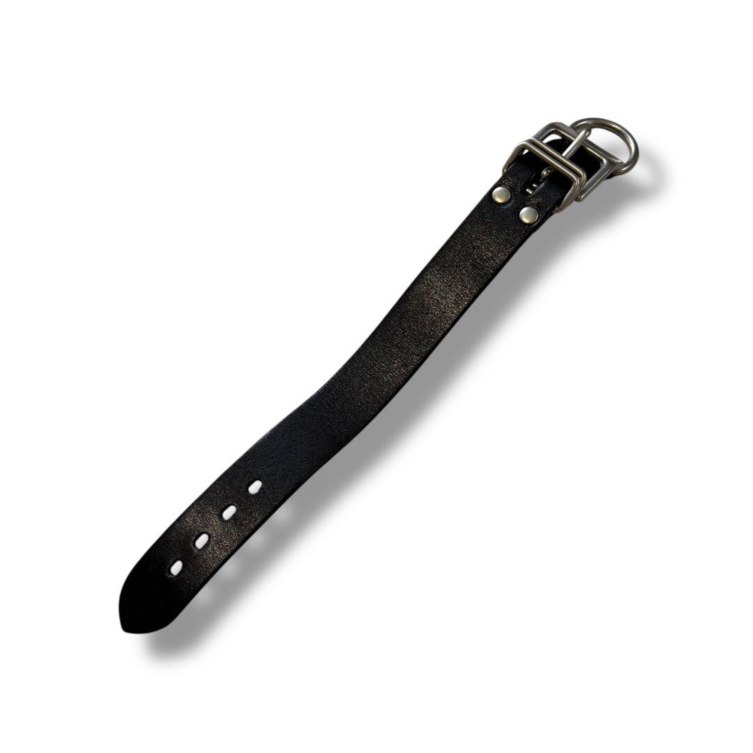 【UNDERCOVER】真鍮 ダブルバックル LEATHER CUFF F