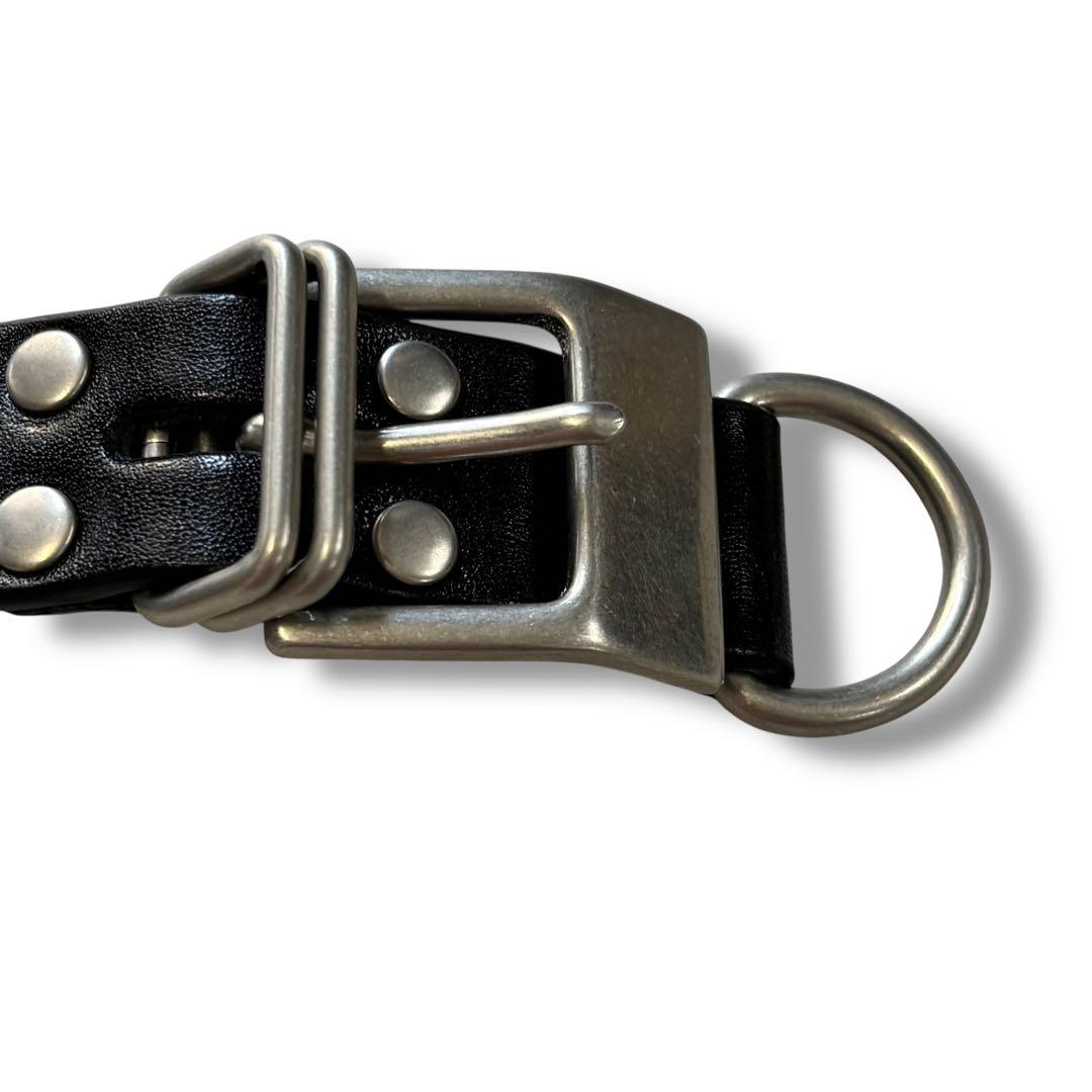 【UNDERCOVER】真鍮 ダブルバックル LEATHER CUFF F