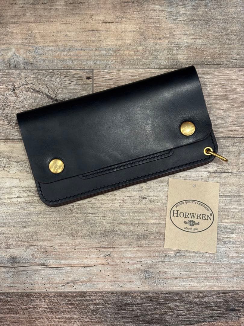 クロムエクセル　トラッカーウォレット　ホーウィン　長財布