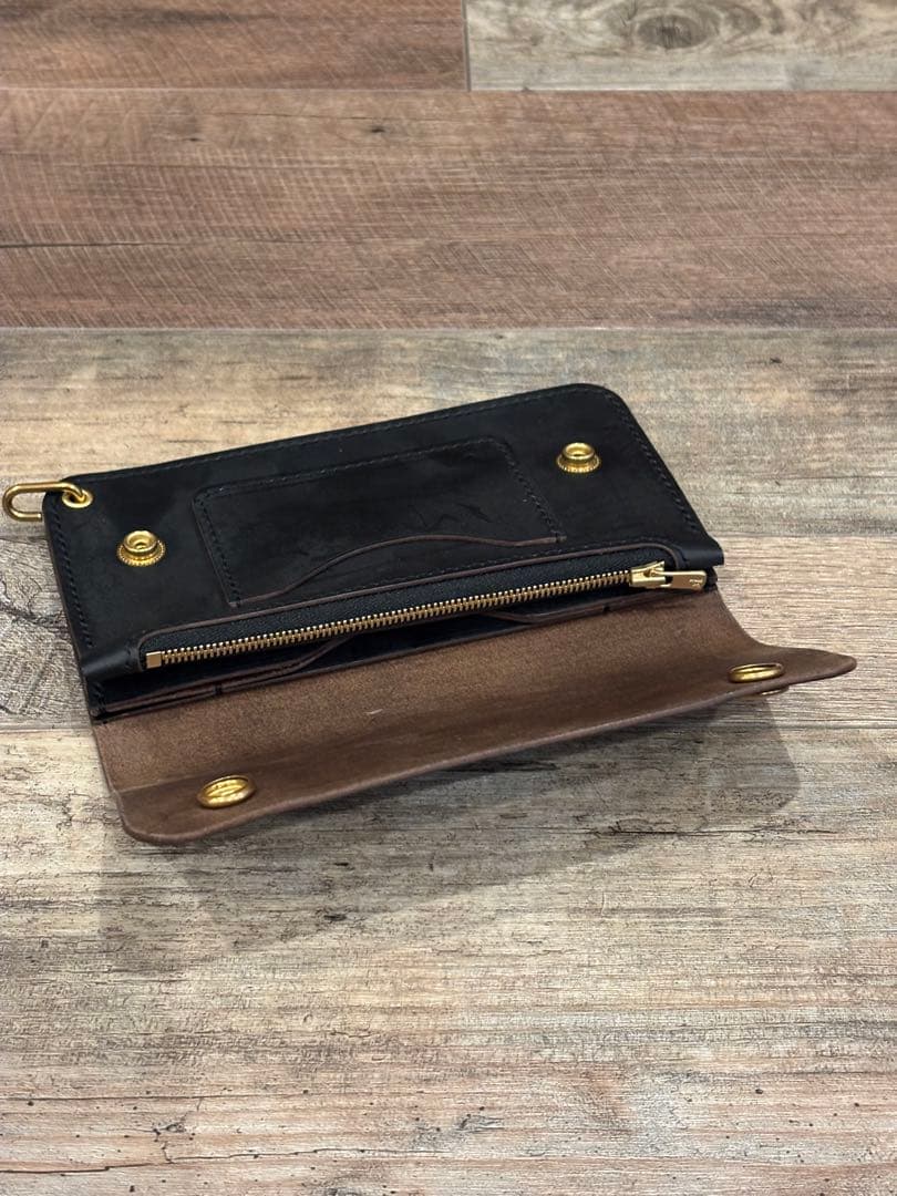 クロムエクセル　トラッカーウォレット　ホーウィン　長財布