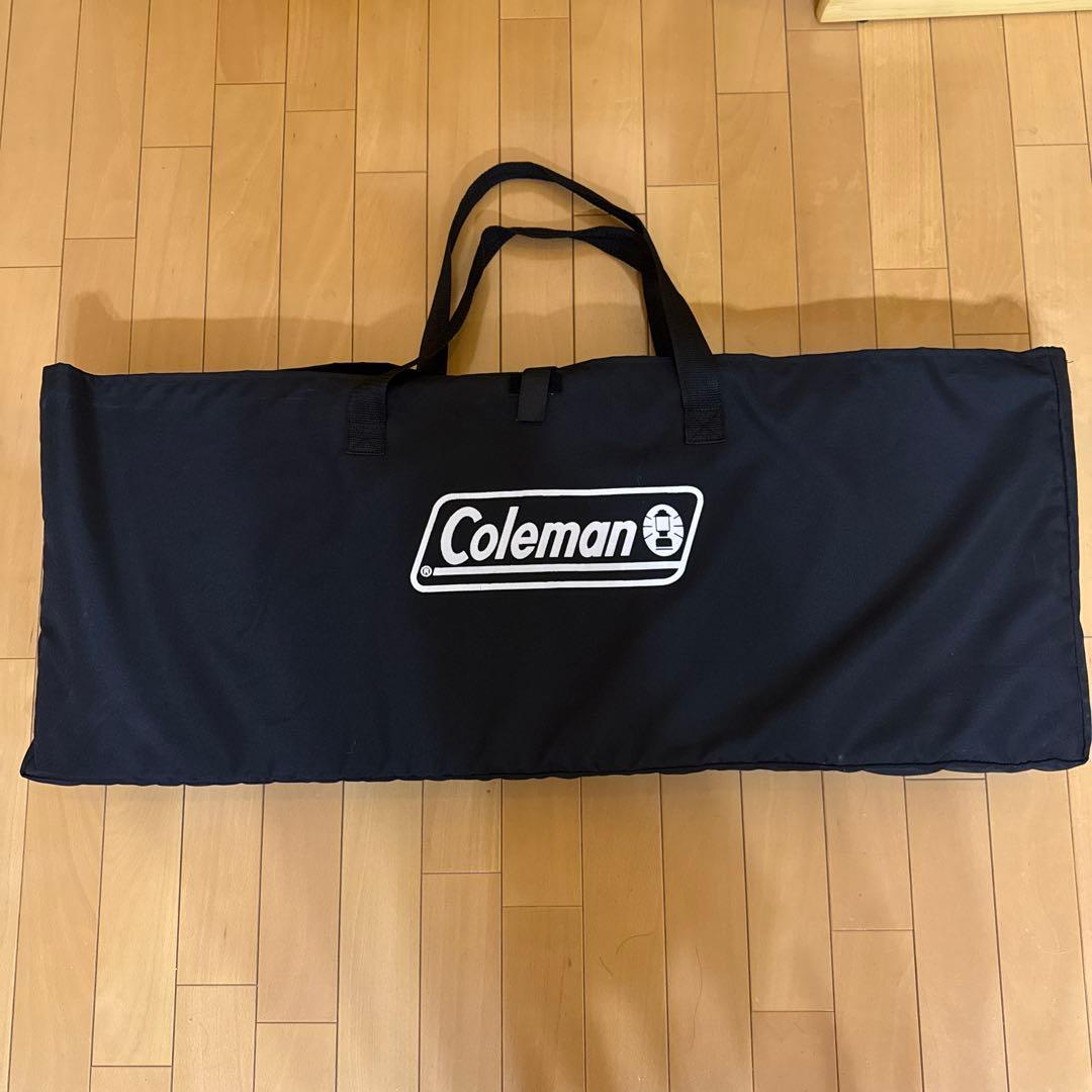 Coleman 折りたたみテーブル 木目調