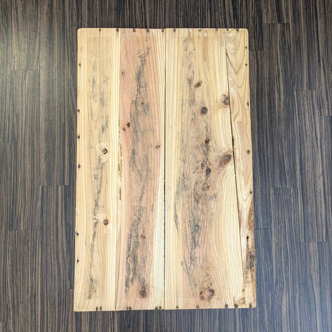 【ヴィンテージ】お茶箱 衣装ケース 道具入れ 大小 2個セット