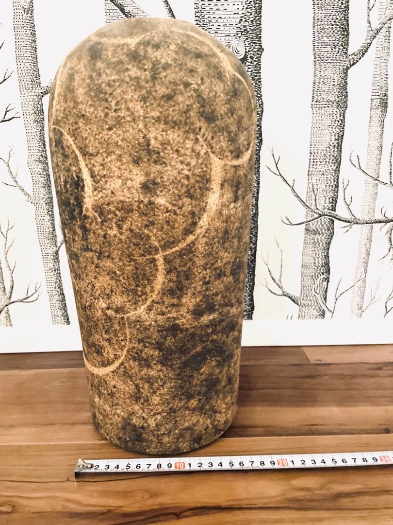 インテリア フラワーベース・花器（日本工芸会正会員 寺本 守 焼〆彩泥花器）