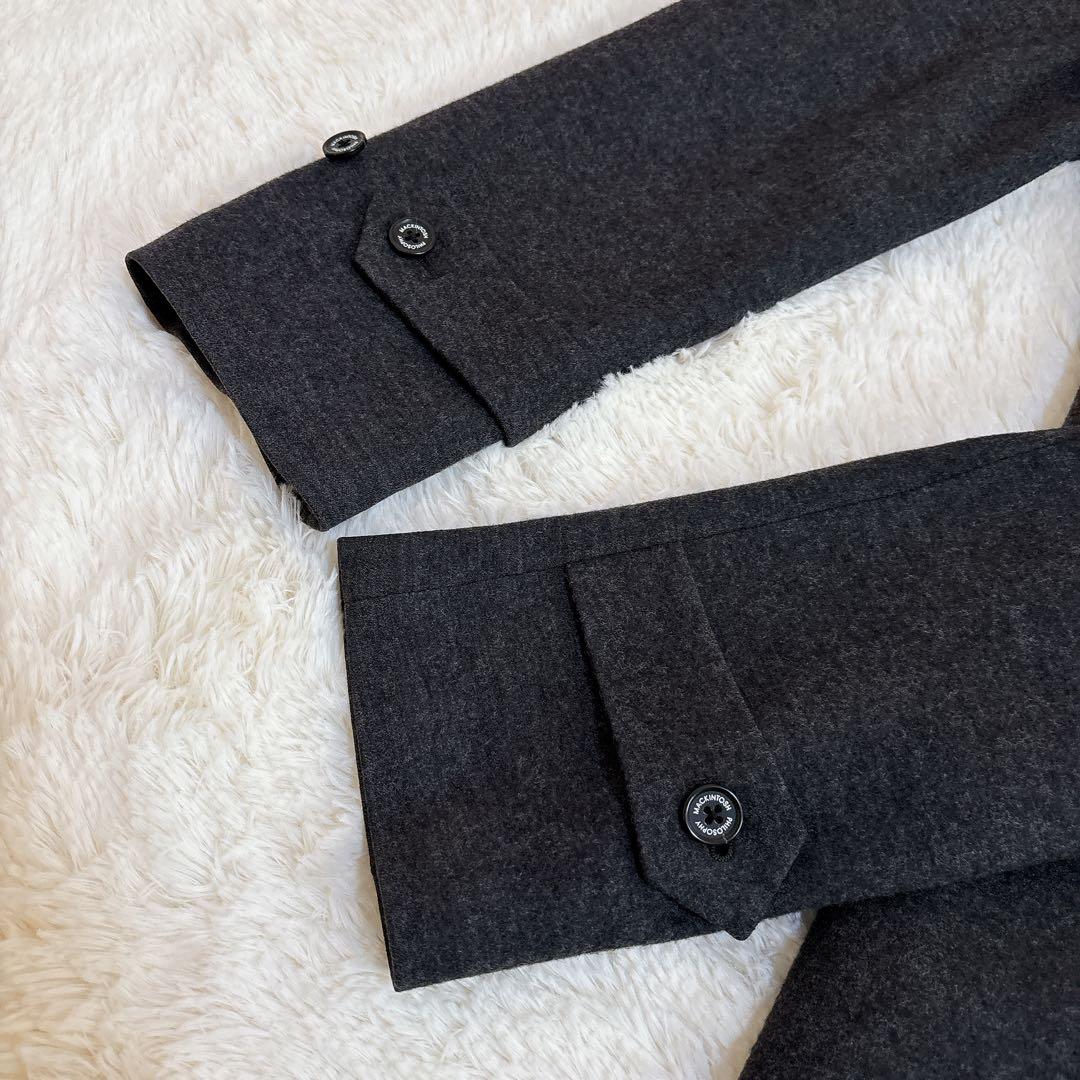 大きいサイズ マッキントッシュフィロソフィー ウール ステンカラーコート