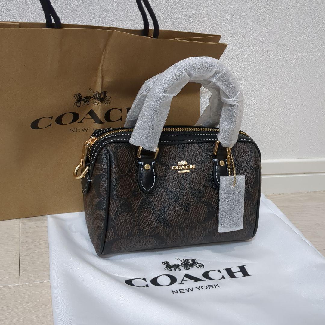【新品】COACH　CH469　ミニ ローアンクロスボディシグネチャーキャンバス