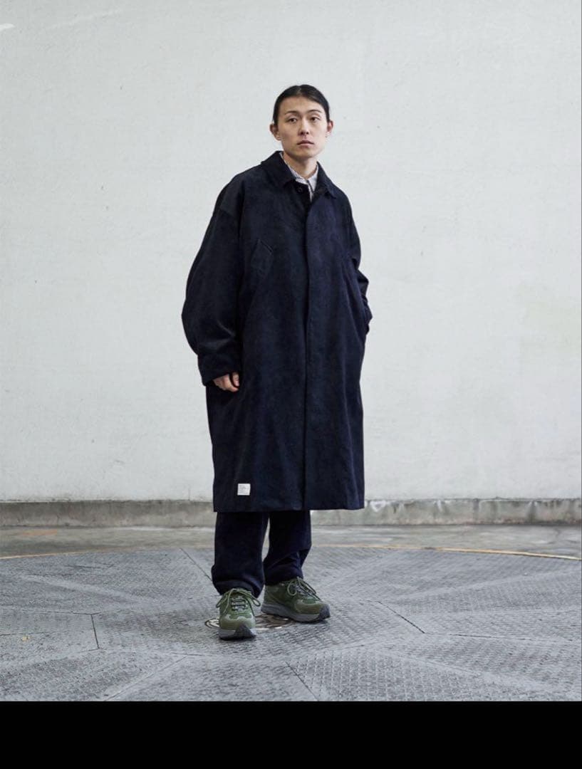 フレッシュサービス　コーデュロイユーティリティポケットオーバーコート