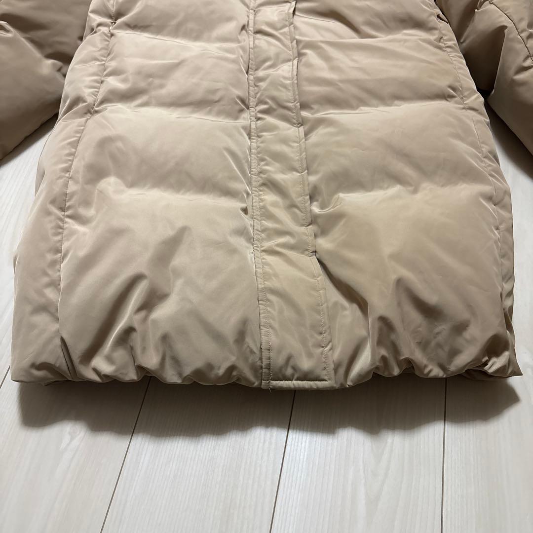 【美品】INED イネド ロングダウンコート フェイクファー ベージュ 7号