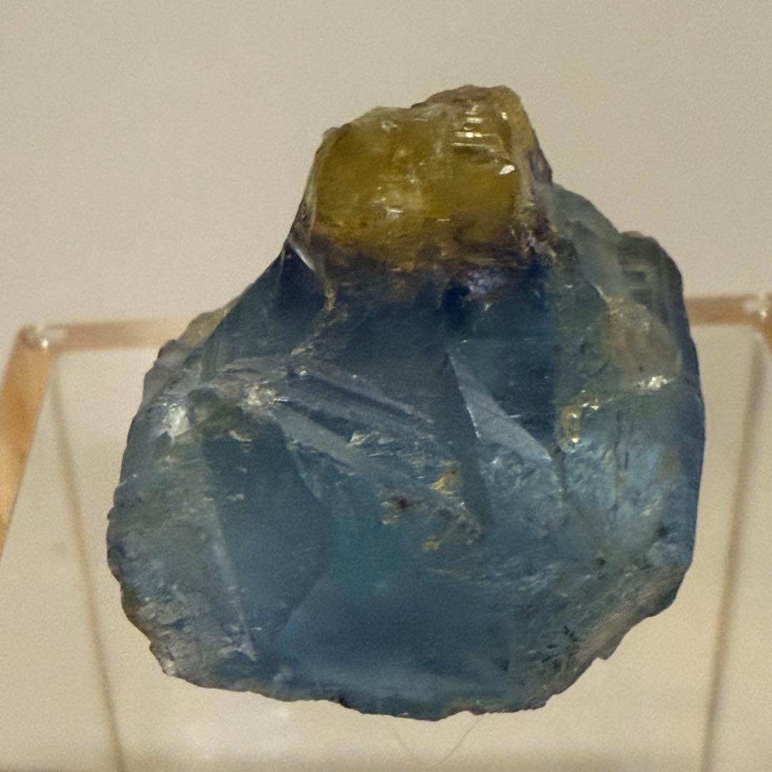 フランス産 蛍石 La Barre mine産 フローライト トリカラー 原石