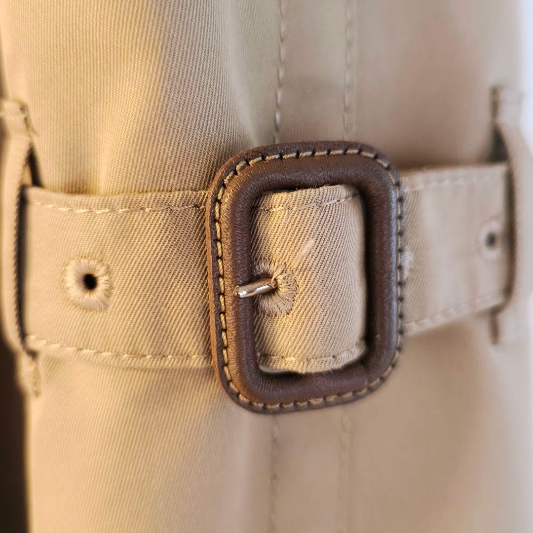 【美品】アクアスキュータム ブルーライナー付き トレンチコート サイズ6