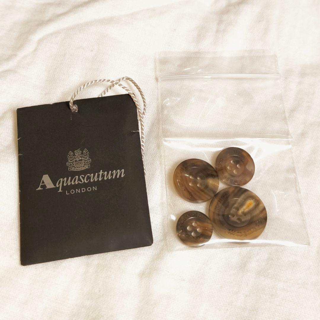 【美品】アクアスキュータム ブルーライナー付き トレンチコート サイズ6