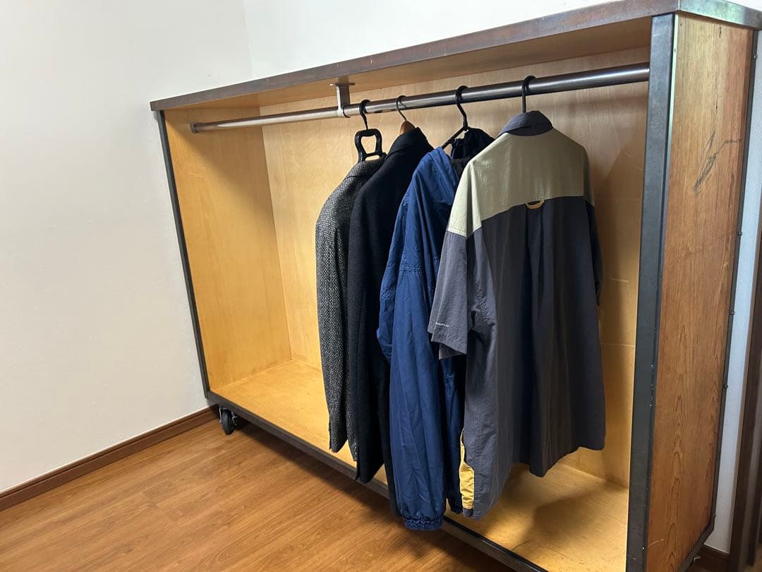 キャスター付　ヴィンテージ大型ハンガーラック