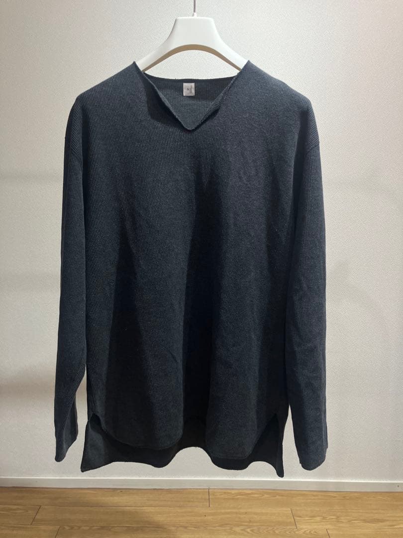 blurhms ブラームス キーネック オーバー サーマル カットソー