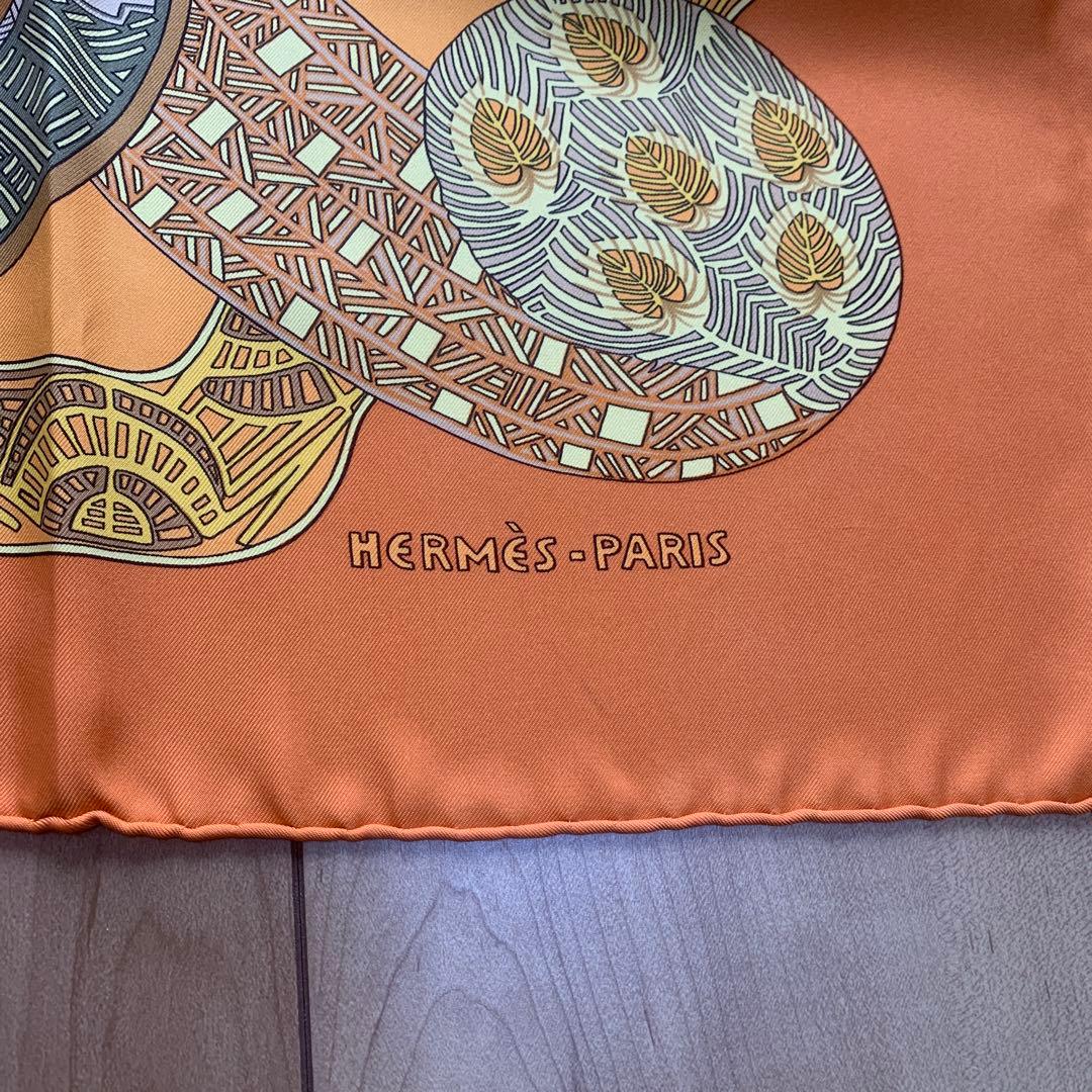HERMES スカーフ　シルク　エルメス　カレ90