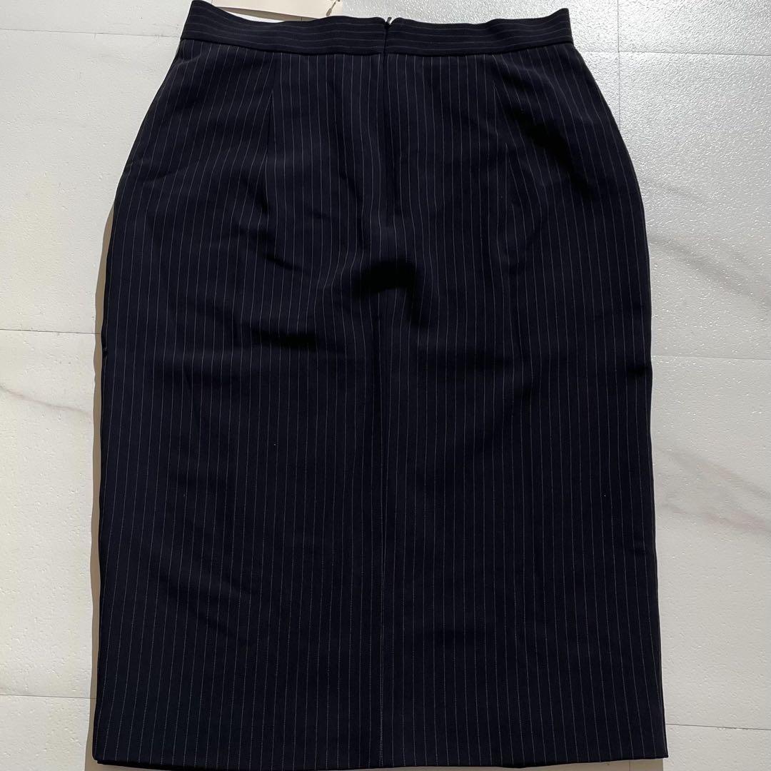 ✨タグ付き大きいサイズ✨マックスマーラ　セットアップスーツ　シルク　ストライプ