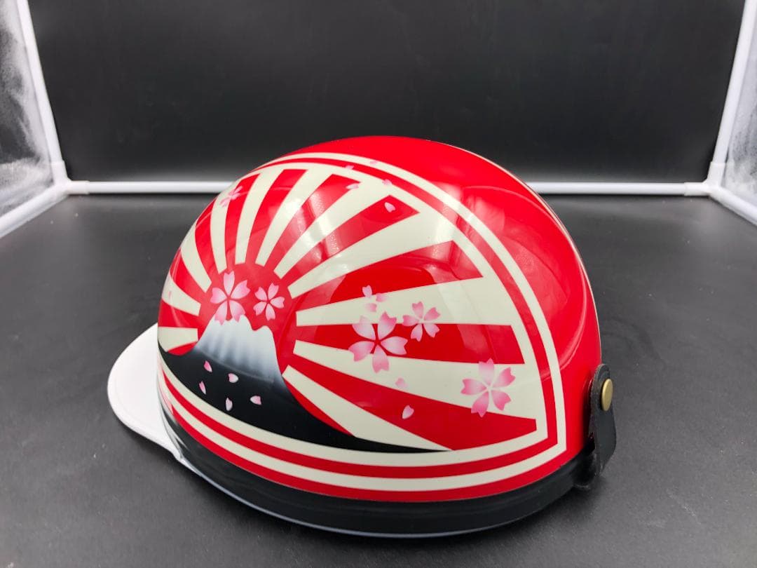 コルク半　カスタム　富士日章　　三つボタン　赤白　桜　高級クリヤ送料無料