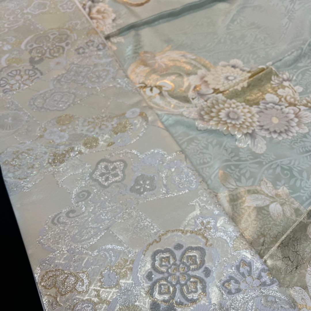 ■オーダー仕立て付き■新作■水色正絹振袖フルセット■振袖一式■成人式