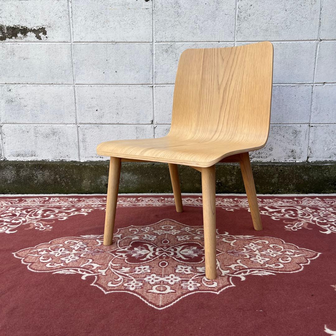 高品質◾️oliver オリバー プライウッド座面 木製チェア 椅子 イス A