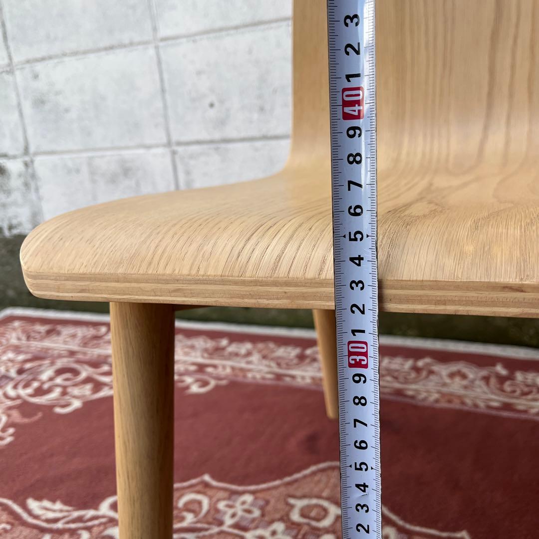 高品質◾️oliver オリバー プライウッド座面 木製チェア 椅子 イス A