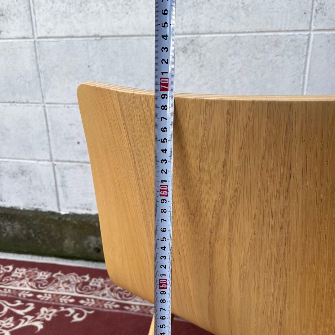 高品質◾️oliver オリバー プライウッド座面 木製チェア 椅子 イス A