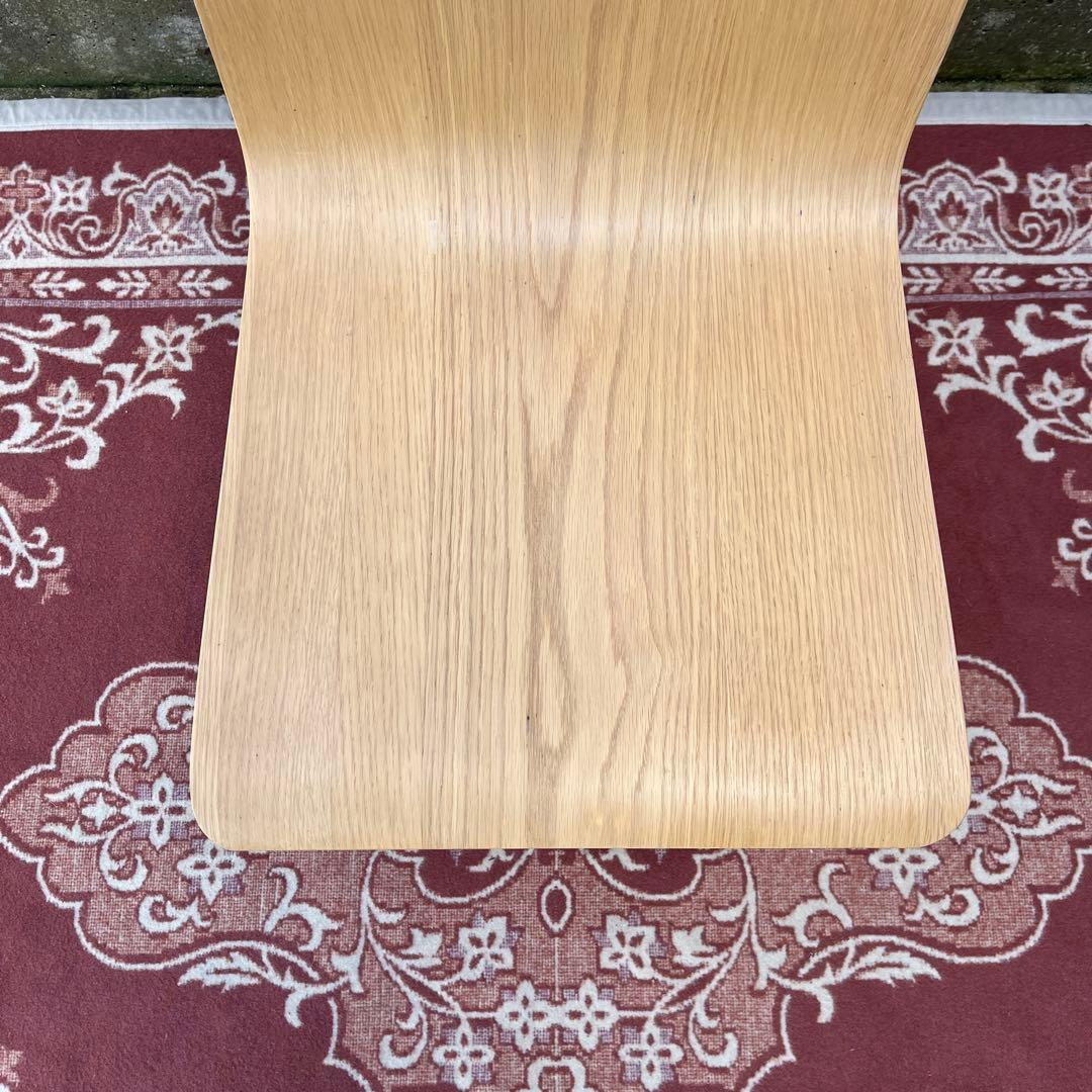 高品質◾️oliver オリバー プライウッド座面 木製チェア 椅子 イス A