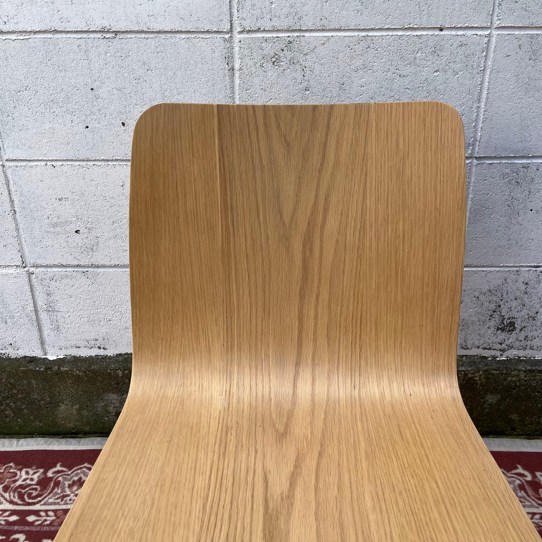 高品質◾️oliver オリバー プライウッド座面 木製チェア 椅子 イス A