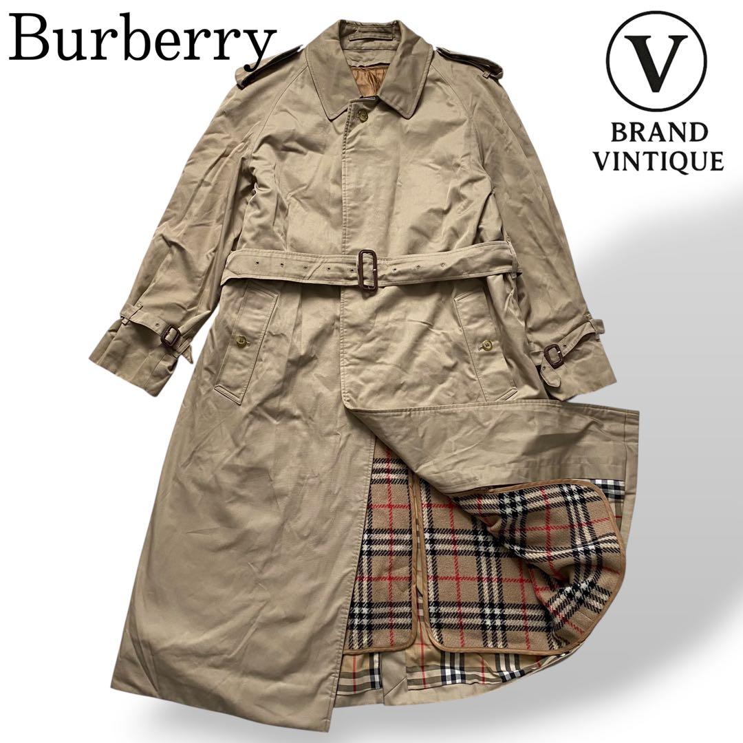 【希少】 バーバリーズ トレンチコート ライナー付き ノバチェック ベージュ