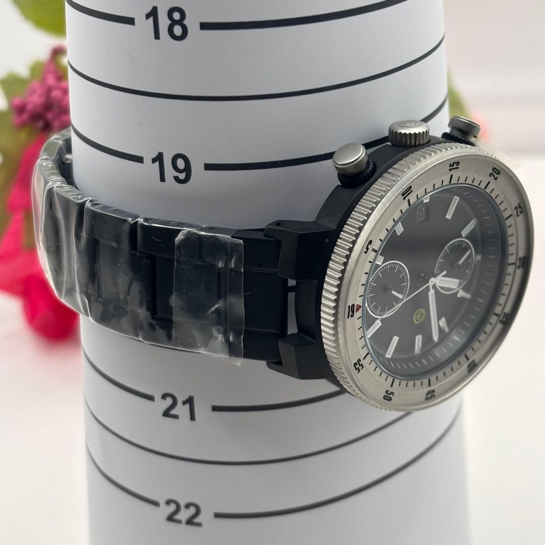 稼働品☆　ムーブメントインモーション　クロノグラフ　メンズ腕時計