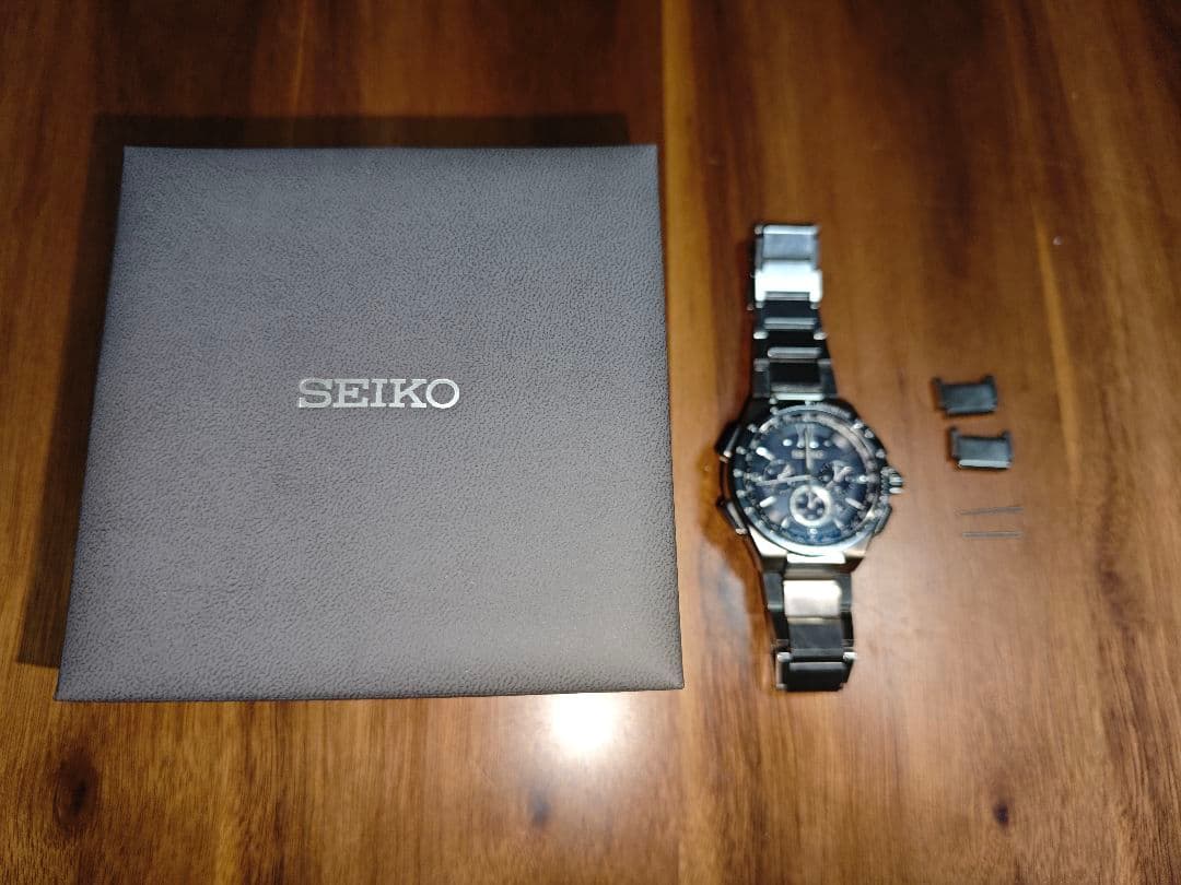 SEIKO クロノグラフ ブラック腕時計　セイコー　8B92-0AE0