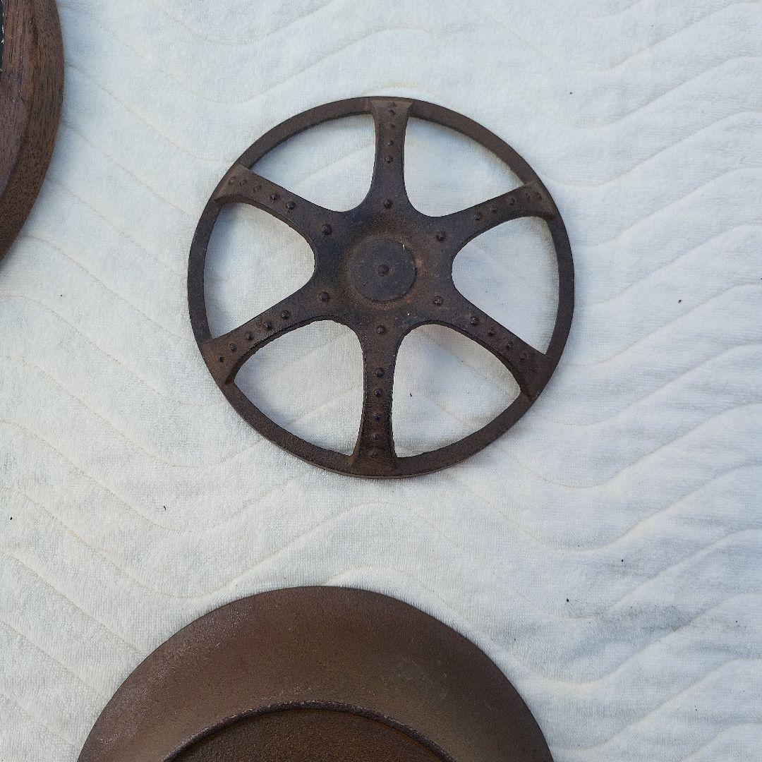 【アンティーク】オールド マルニ 木製スタンド式灰皿【マルニ木工】