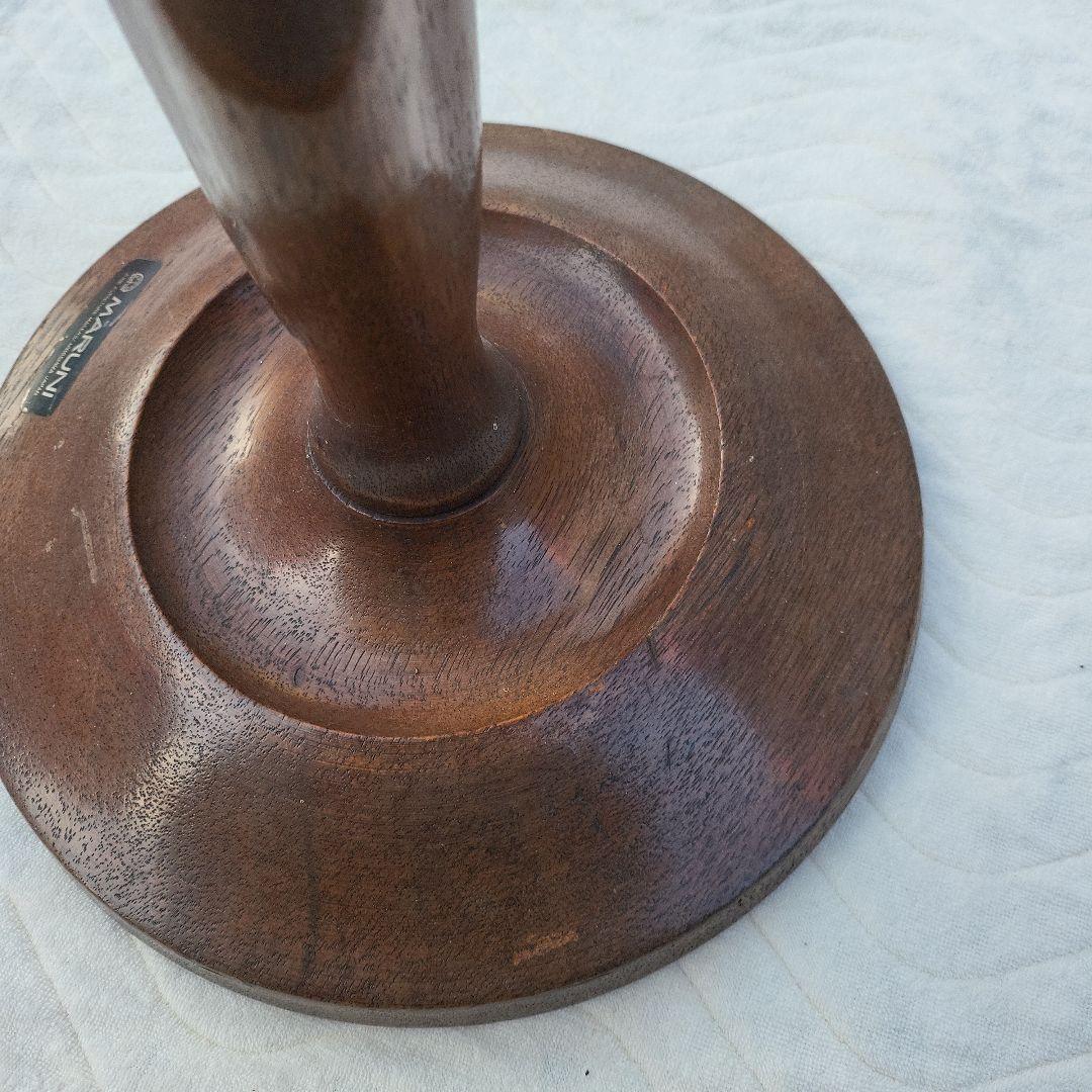 【アンティーク】オールド マルニ 木製スタンド式灰皿【マルニ木工】