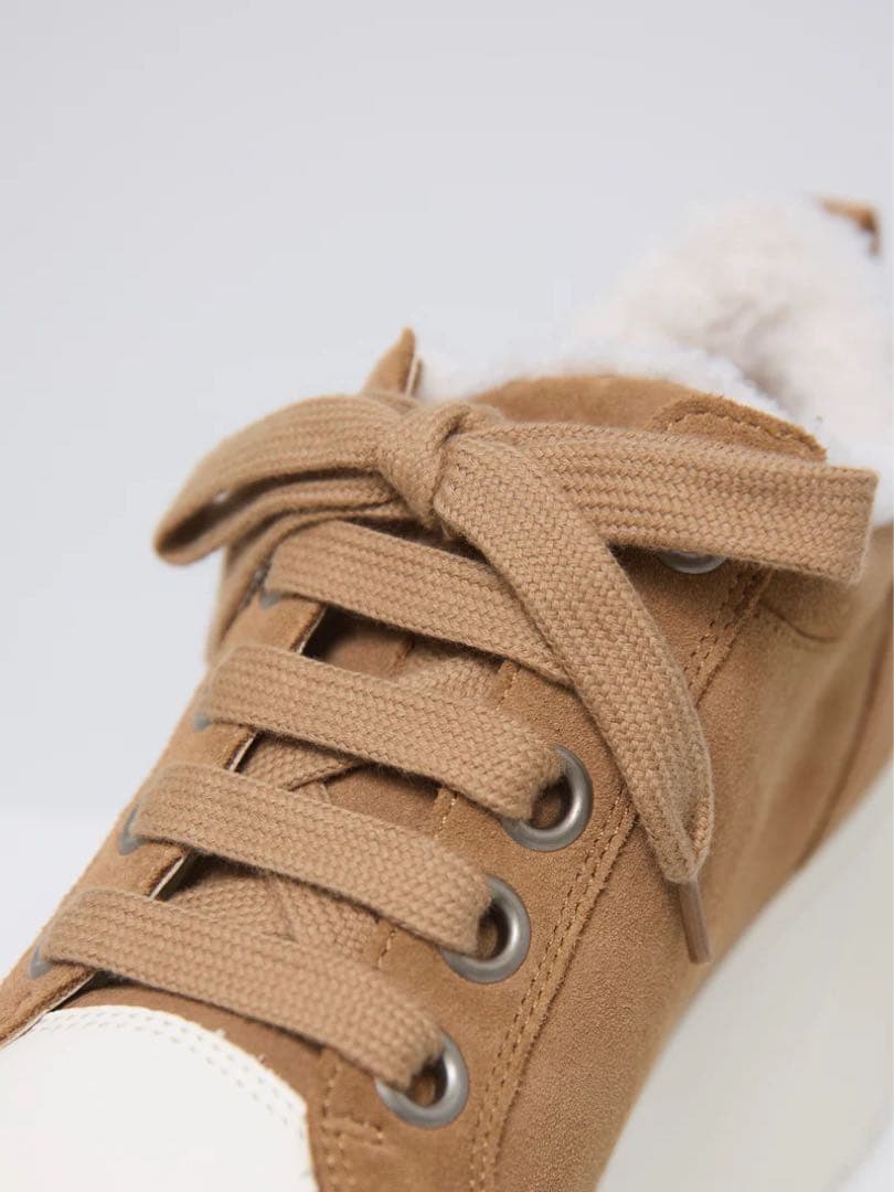 【新品未開封】鈴木亜美さん platfom suede sneaker Ｍサイズ