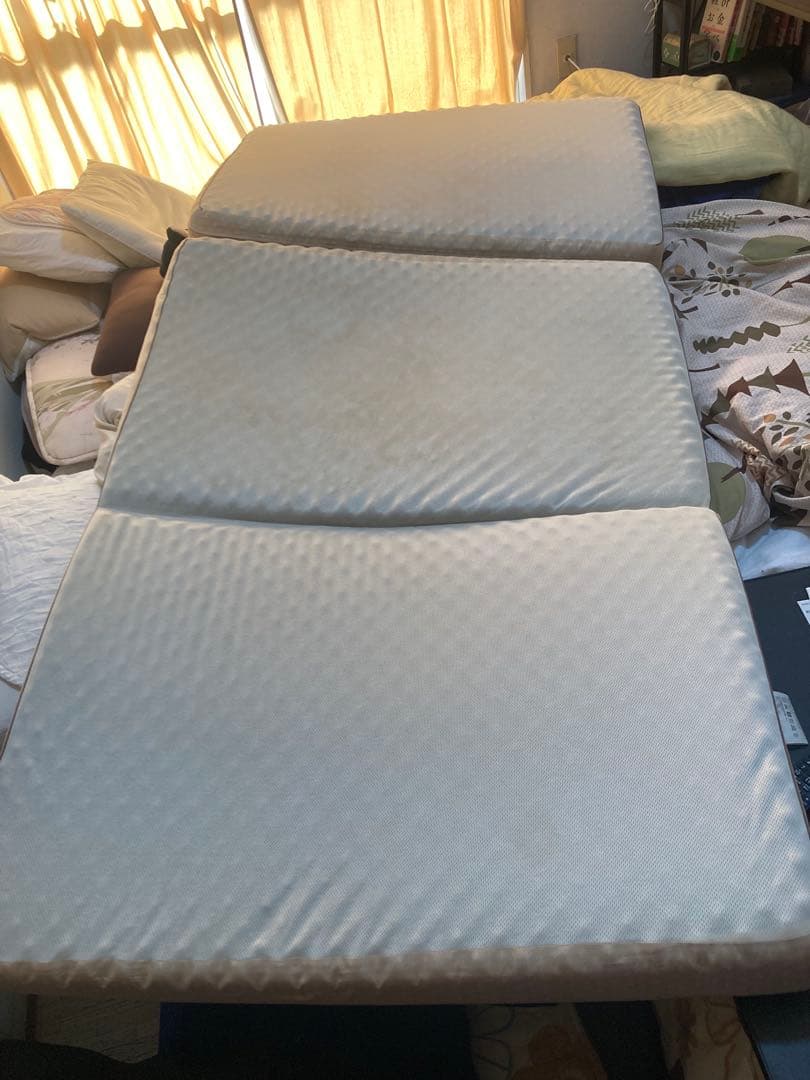 BODY ZERO マットレス 97×200×10 cm ベージュ