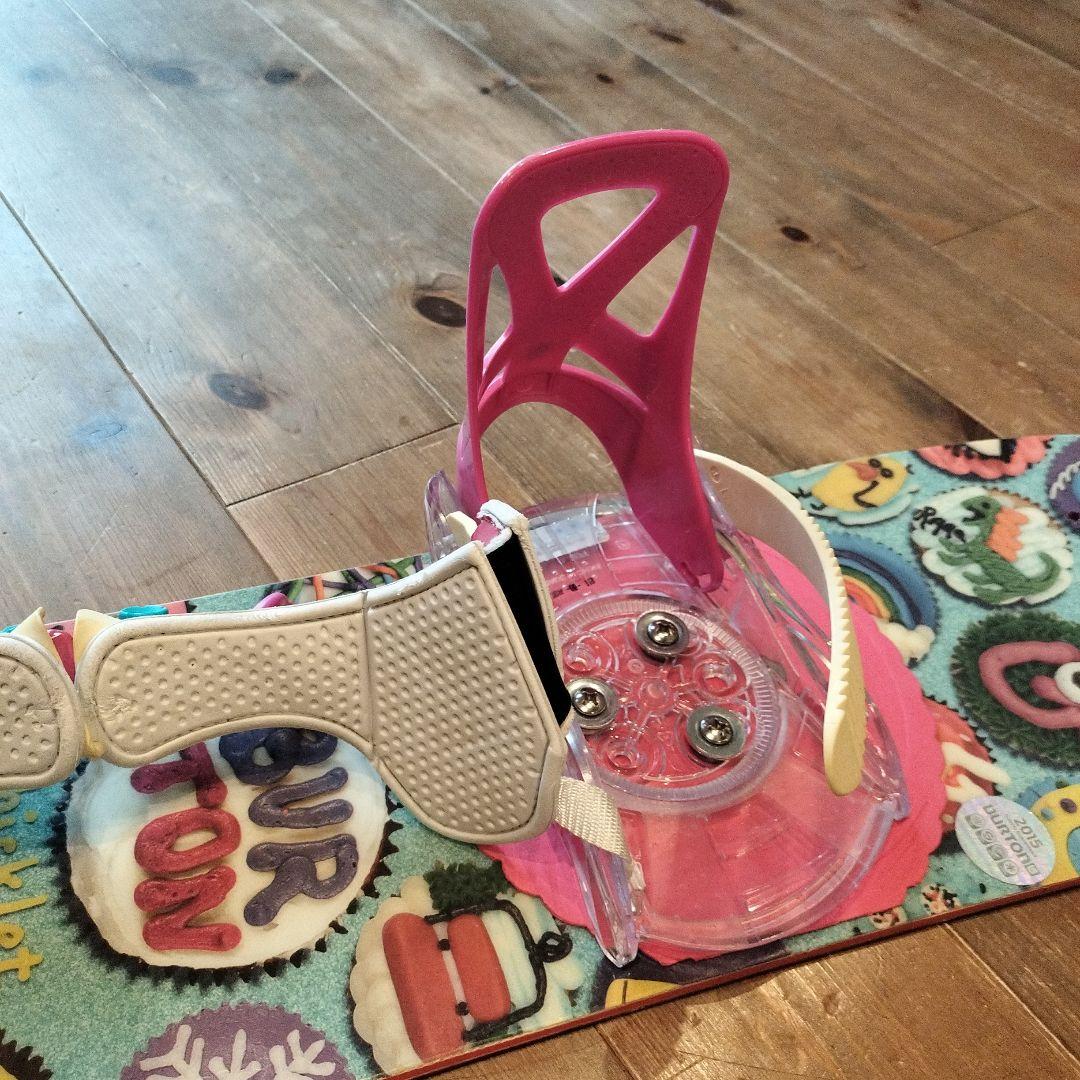 【バートン】スノーボード　キッズ　チクレット　90cm ビンディング　グロム