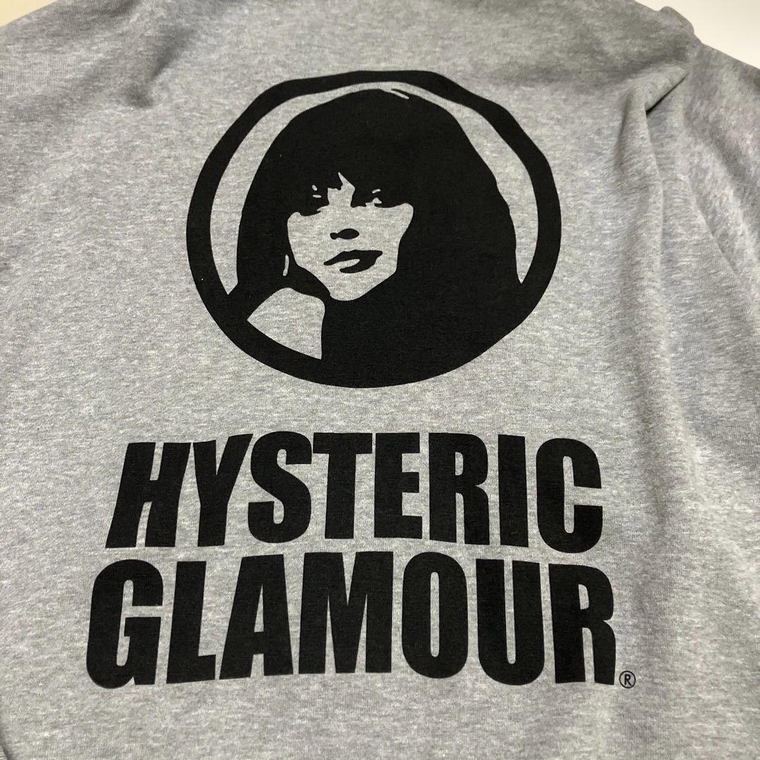 HYSTERIC GLAMOUR グレー ジップアップパーカー
