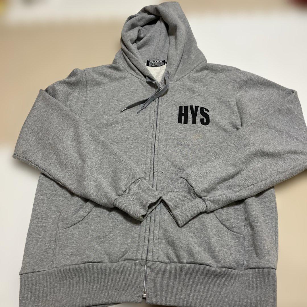 HYSTERIC GLAMOUR グレー ジップアップパーカー