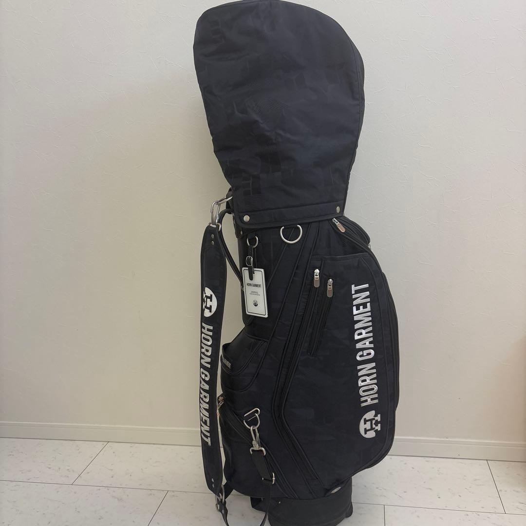 HORN GARMENT マークアンドロナ　ブラック キャディバッグ